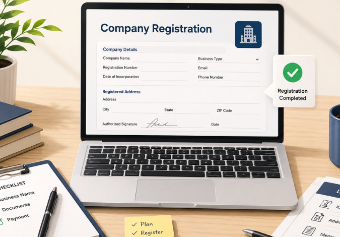 Company registration completed